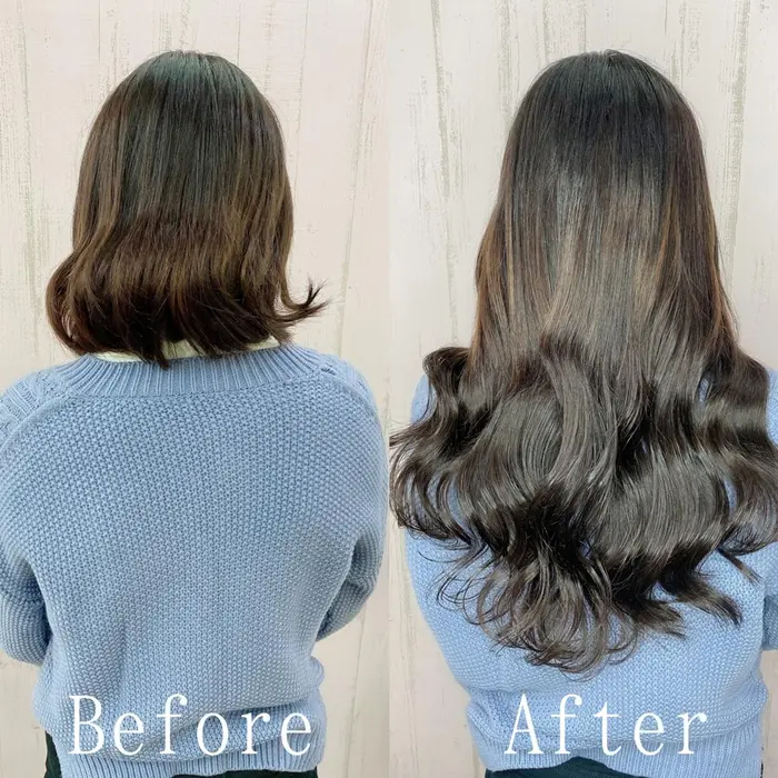 地毛のお色のみでのお取り付け気持ち暗め希望のお客様でしたので馴染む程度に少し暗めに付けました あるじゃんすー仙台店所属 あるじゃんすー 仙台 店のヘアカタログ ミニモ