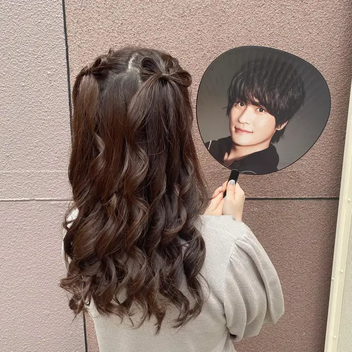 リボンハーフツイン Next By Forte所属 カラーリスト 下萩原亜美のヘアカタログ ミニモ