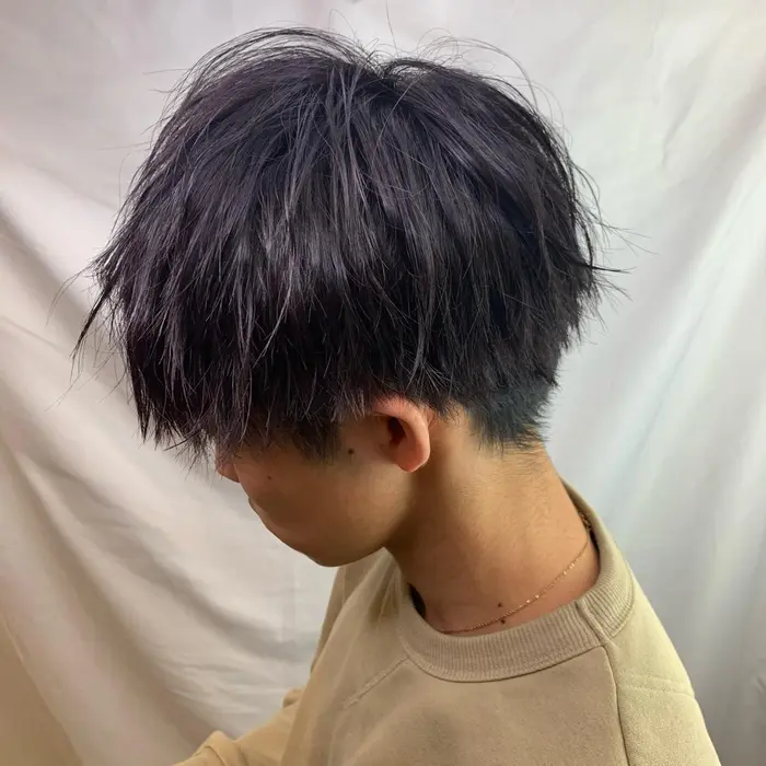 パープルブラック Hair Design Angelo Cafe所属 相澤 千真のヘアカタログ ミニモ