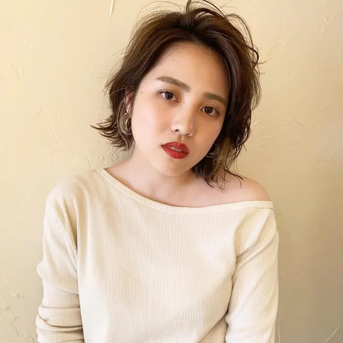 かきあげ前髪がポイントです Historico所属 百﨑 舞のヘアカタログ ミニモ