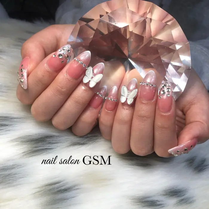 大人綺麗ネイルです Instagram Gsm Nail322 Gsm所属 Nail Salon Gsmのネイル デザイン ミニモ