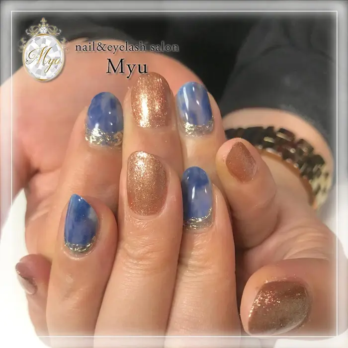 ご新規様限定 ジュニアネイリスト担当オフ込み26種類のサンプルから選べる4本アートジェル 3 Nail Salon Myu所属 天神店ネイル Myuスタッフのネイルデザイン ミニモ