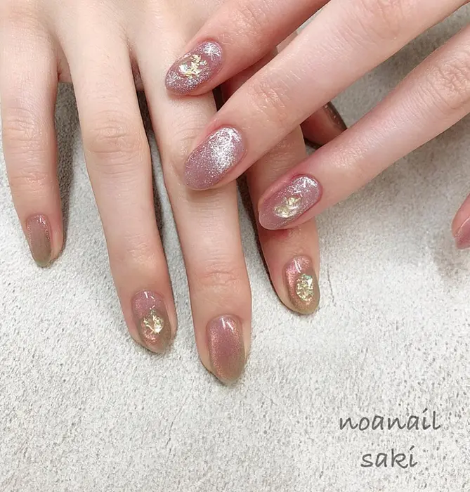 お爪に優しいparaジェル使用 ドライケア込み カウンセリング ネイルケア 丁寧に行っていきます Noa Nail所属 Nailist Sakiの ネイルデザイン ミニモ