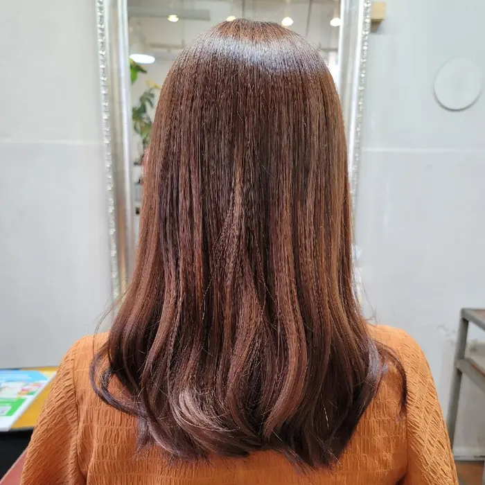 ブリーチなし ピンク多めの ピンクベージュカラー Z Salon所属 札幌でカラーするなら 石野 秀美のヘア カタログ ミニモ