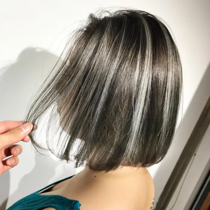 秋のハイライトstyle コントラストは安定の可愛さ ギャルにならないお洒落なデザイン Blitz R Evolutエリア人気no 1サロン所属 Blitz店長 松原 凌のヘアカタログ ミニモ