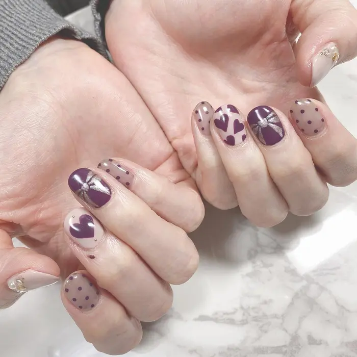 ホワイトデーネイル シースルーネイル Key Nail And Eyelash所属 Key Kiyomi のネイル デザイン ミニモ