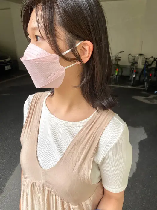 韓国bangのロブカット Eme Hair Design エメ 所属 Eme 中崎町のヘアカタログ ミニモ