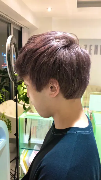 ブリーチ1回ピンクベージュ 秋に向けたハイトーンカラー ケアブリーチをしっかりと使ってダ Zenko表参道店所属 艶カラー 中澤幸多のヘアカタログ ミニモ