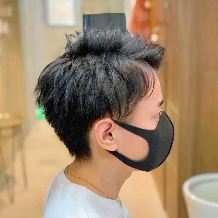 骨格補正カットで横顔がキレイなシルエットに Hair Life Egerie Days所属 透明感ベージュ マルヤマ ユウヤのヘアカタログ ミニモ