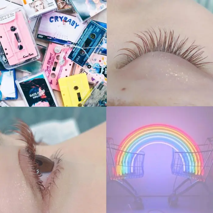 ブラウンカラー 1本 キャメル 30本 マスタード30本 外国人風 色素薄い系になります Olivia Omotesando所属 瀬戸 ゆうの マツエクデザイン ミニモ