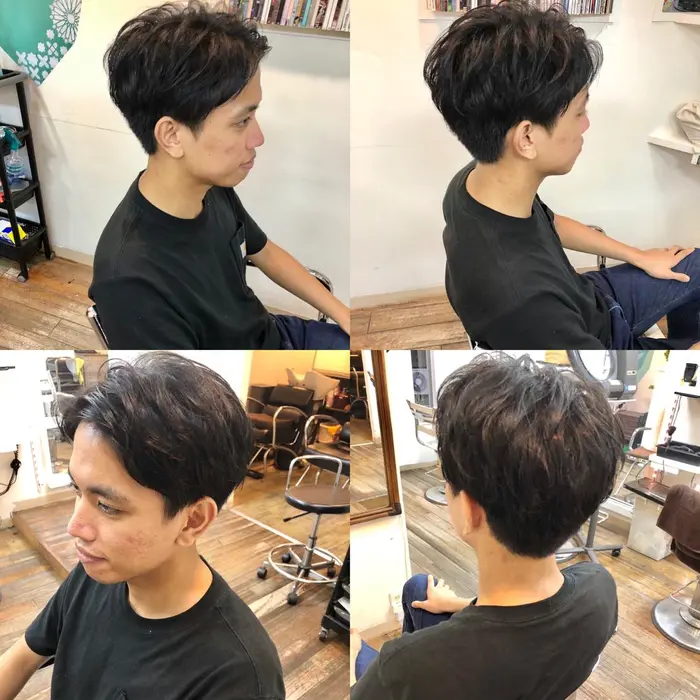 センターパート ハンサムショート Micca所属 市橋 享 のヘアカタログ ミニモ