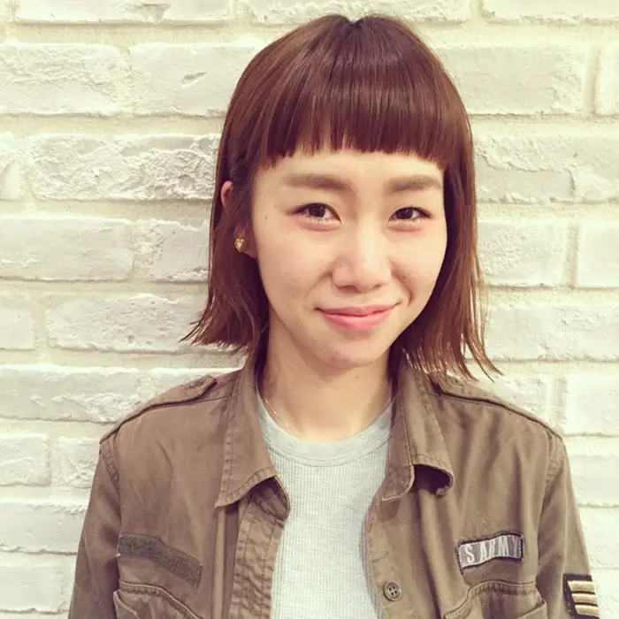 切りっぱなしボブ Radnoel所属 パリジェンヌ エクステ Noelのヘアカタログ ミニモ