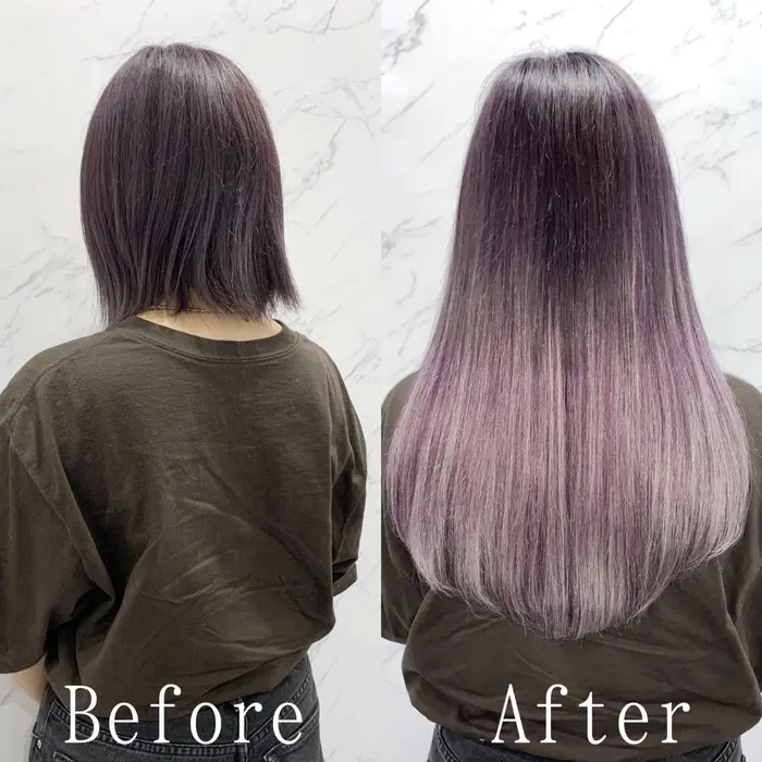 グラデーションや ハイライト インナーカラーなどお好きなカラーで取り付けできます シールエクステ エクステ カラー専門あるじゃんすー原宿店total Beauty Salon所属 カラー エクステ専門 あるじゃんすー原宿店のヘアカタログ ミニモ