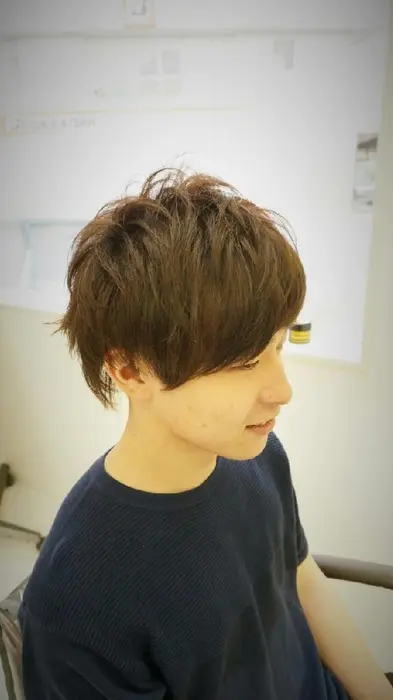 メンズ重めバング Ruler Hair Dressing所属 石井 淳のヘアカタログ ミニモ