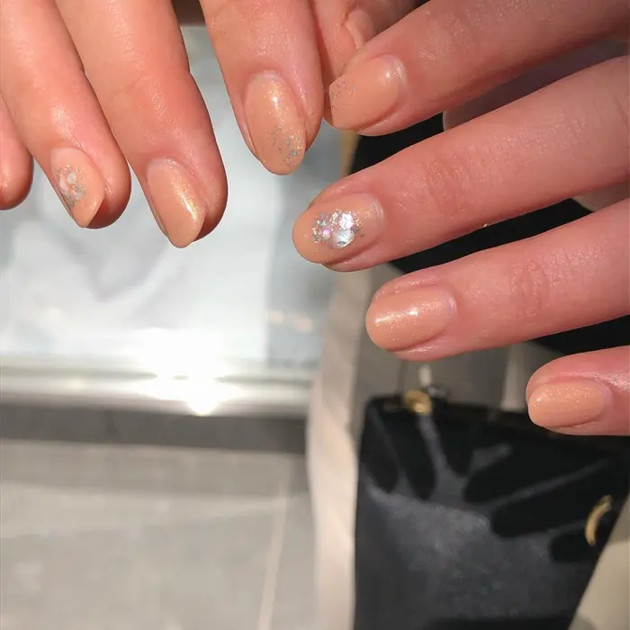 オレンジベージュ パラジェル ジェルネイル ハンドネイル ワンカラーネイル オレンジネイル オ Hair Make Sofa仙台駅前所属 佐竹 彩捺のネイルデザイン ミニモ