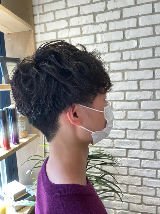 マッシュ 無造作パーマ Earth三軒茶屋店所属 無造作パーマ 廣川 純平のヘアカタログ ミニモ