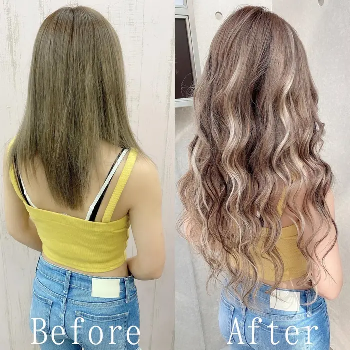 ハイライト ローライトで立体感を出しました巻くとメッシュが目立つのでかなり可愛いです Ar公式ア あるじゃんすー岡山店所属 あるじゃんすー 岡山店のヘアカタログ ミニモ