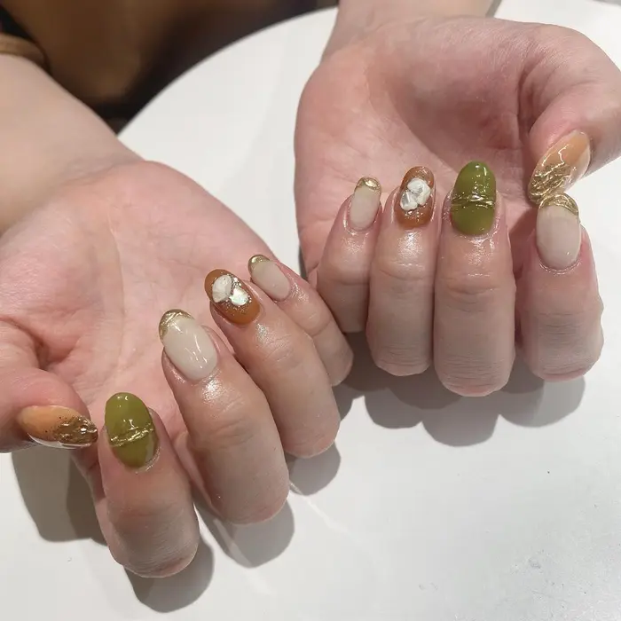 ニュアンスネイル Uno Pulir Nail Nu茶屋町店 ウノプリール 所属 中原 美咲のネイルデザイン ミニモ ニュアンスネイル Uno Pulir Nail Nu茶屋町店 ウノプリール 所属 中原 美咲のネイルデザイン ミニモ
