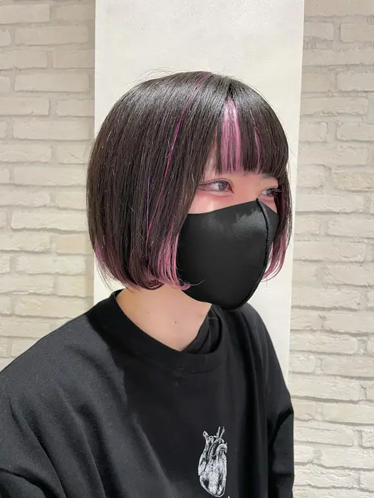 ポイントシールエクステ シールエクステ1本 可能 1本500円 在庫がある色で対応させて Col所属 派手髪個性派カラー うちださつきのヘアカタログ ミニモ