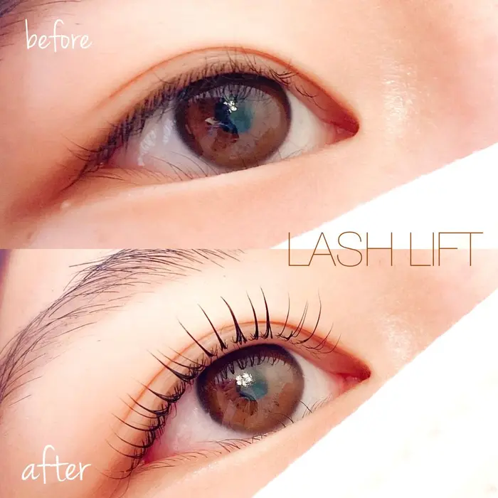 まつげパーマ Before After まつ毛を上げるととても印象が変わります Eyelash Nail Salon Cilva郡山店所属 Cilva 郡山 Umetsuのマツエクデザイン ミニモ