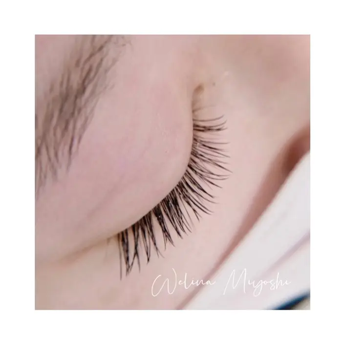 Menu まつげエクステ フラットラッシュ140本 Welina ウェリナ 名古屋 高岳所属 Miyoshi まつげパーマのマツエク デザイン ミニモ