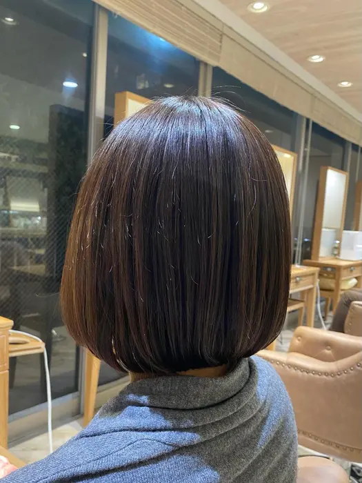 ギリギリ結べる前下がりショートボブ Bibi Aqueous所属 リピートno 1 竹田 充希のヘアカタログ ミニモ