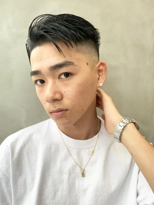 ヘアスタイル ヨシンモリ ショートヘア ボブ ミディアムヘア セミロング ロング キ Ao所属 メンズヘア Akiのヘア カタログ ミニモ
