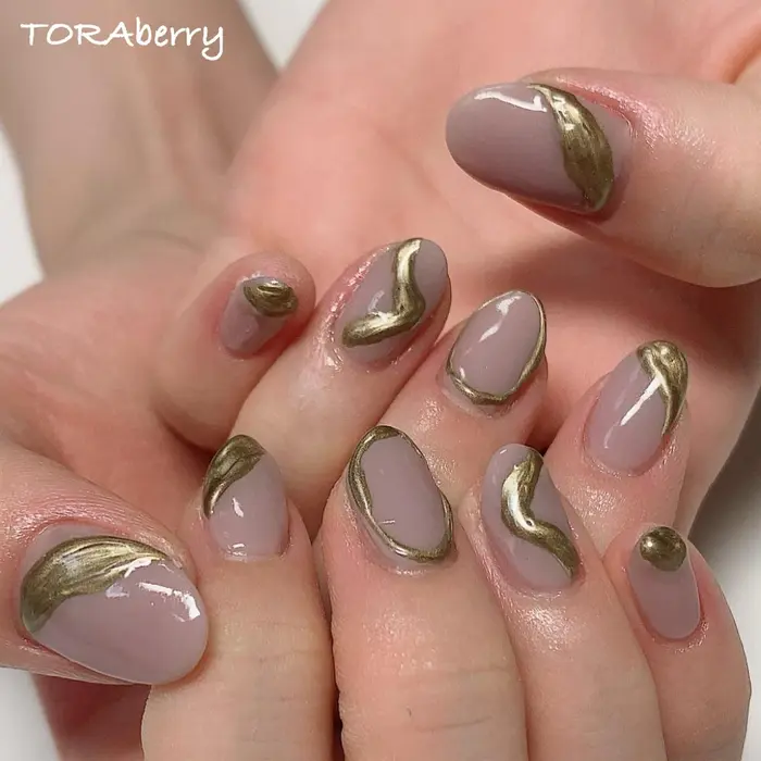 アンティークネイル Toraberry所属 ネイリスト なつみのネイルデザイン ミニモ