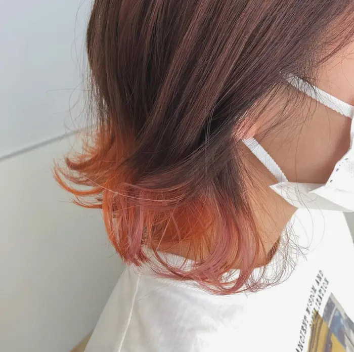 秋もポイントカラーで明るさを ナチュラルに明るくするのも可愛いけど これくらい色を入れてカ Lucido Style Global D 所属 垢抜けヘア オオイエシオリのヘアカタログ ミニモ