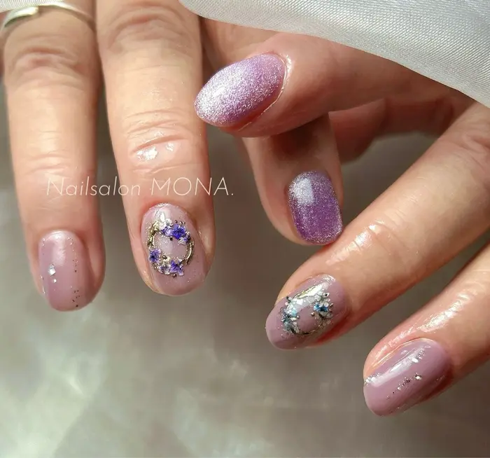 #パープル
#押し花
#福島市フィルイン