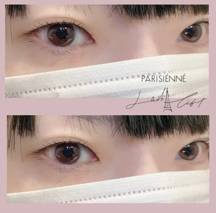 パチッと 自まつ毛が切れ毛でも 少しだけ長さがあれば引き上げます ご相談ください Popolas所属 Ono Kaoriのマツエクデザイン ミニモ