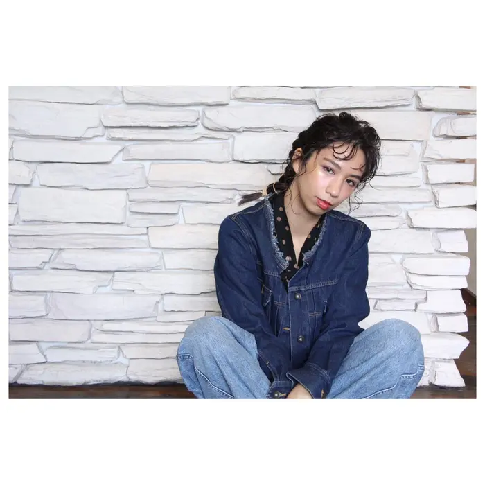 くせ毛風なかんじがかわいい Ceek No 4所属 Ceek 中山 ちえみのヘアカタログ ミニモ