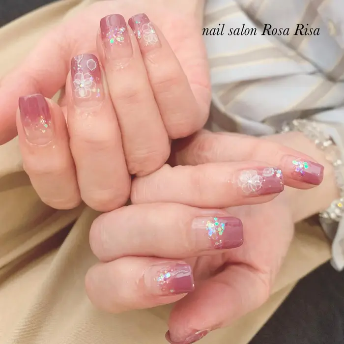 ご持参のマニキュアで Nail Salon Rosa Risa所属 Nail Salon Rosa Risaのネイル デザイン ミニモ