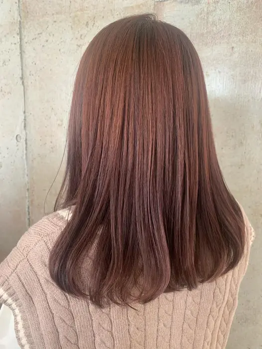 ピンクバイオレット オージュアトリートメントで艶髪 Kenje 湘南台所属 近 紗理奈のヘアカタログ ミニモ