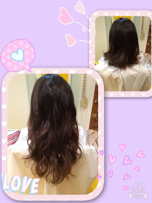 肩にかかる位の地毛に編み込み６５本をつけてイメチェンです しっかりと馴染んで重めのこの時期らしいロ Duo Hair Extentions心斎橋店所属 Duohair 心斎橋店のヘアカタログ ミニモ