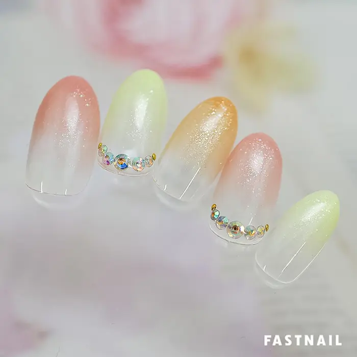 パステルネイル オフのみ パステル フレンチ ワンカラー フット パラジェル Fastnail Loco 大名店 ファストネイル ロコ 所属 ファスト ネイル ロコ 大名のネイルデザイン ミニモ