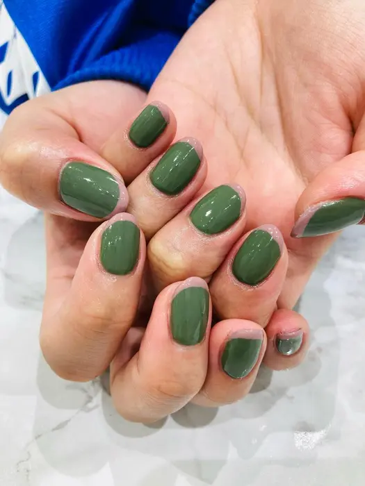 10本フレンチも20円で対応させて頂きます Branc秋田中通店所属 藤本 りかのネイルデザイン ミニモ