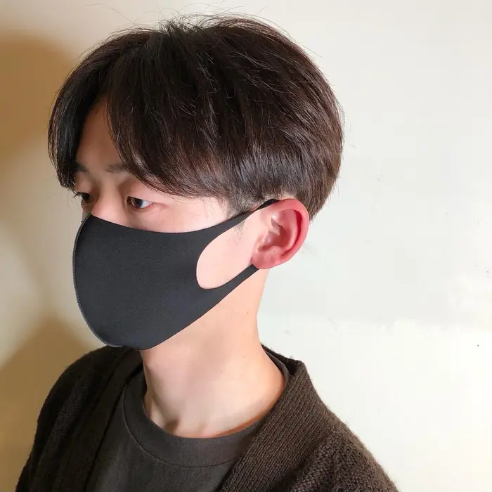 韓国風マッシュベースのセンターパート Yoha Hair Partner所属 タケモト ショウキのヘアカタログ ミニモ