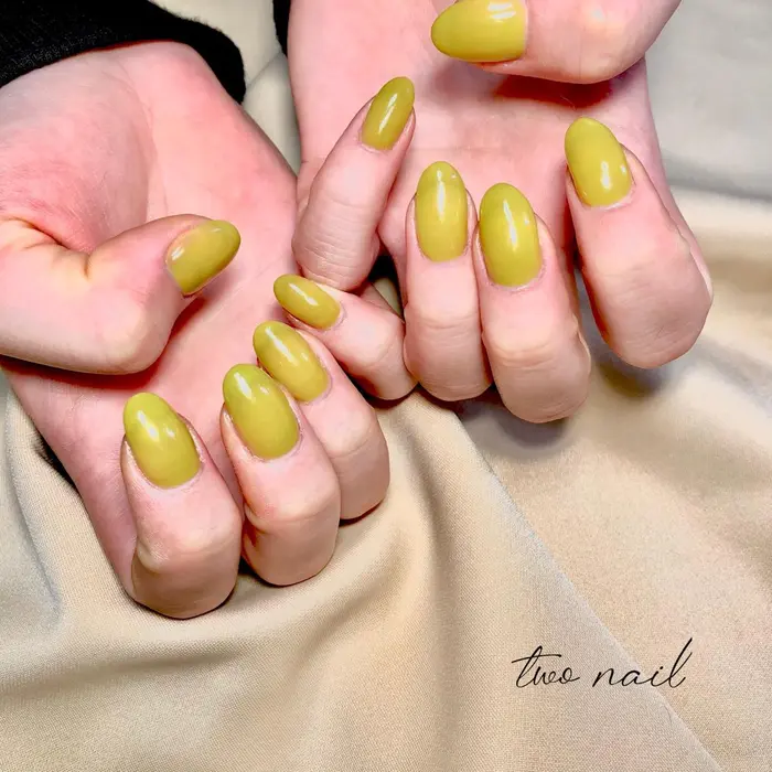 Pistachio One Color ネイルサロン 自宅サロン 和歌山市 Wakay Two Nail所属 Two Nailのネイル デザイン ミニモ