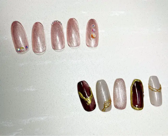 マグネットネイルも簡単にできちゃいます おすすめメニュー 1名90分 2100 Corpo Nail Care Self Nail所属 ひかる Hikaruのネイルデザイン ミニモ