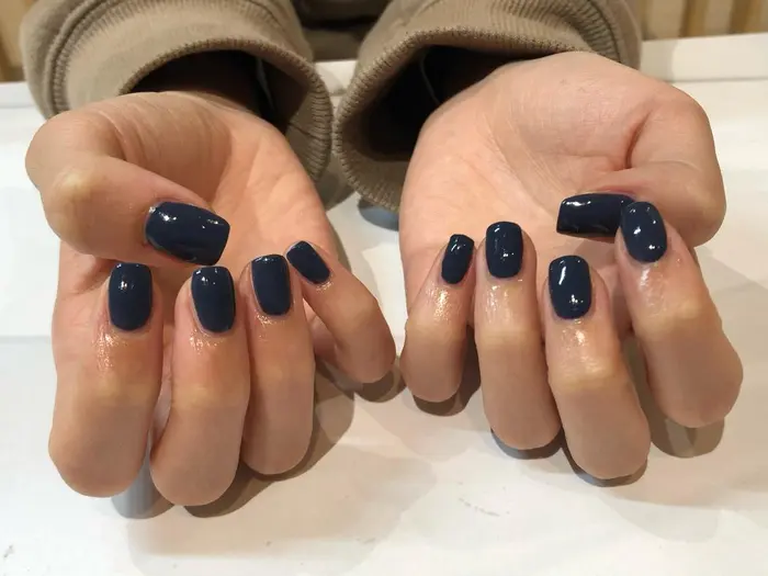 ハンドネイルワンカラー Nail Salon Ibelu京橋店所属 Nail Ibelu 光尾星南のネイル デザイン ミニモ