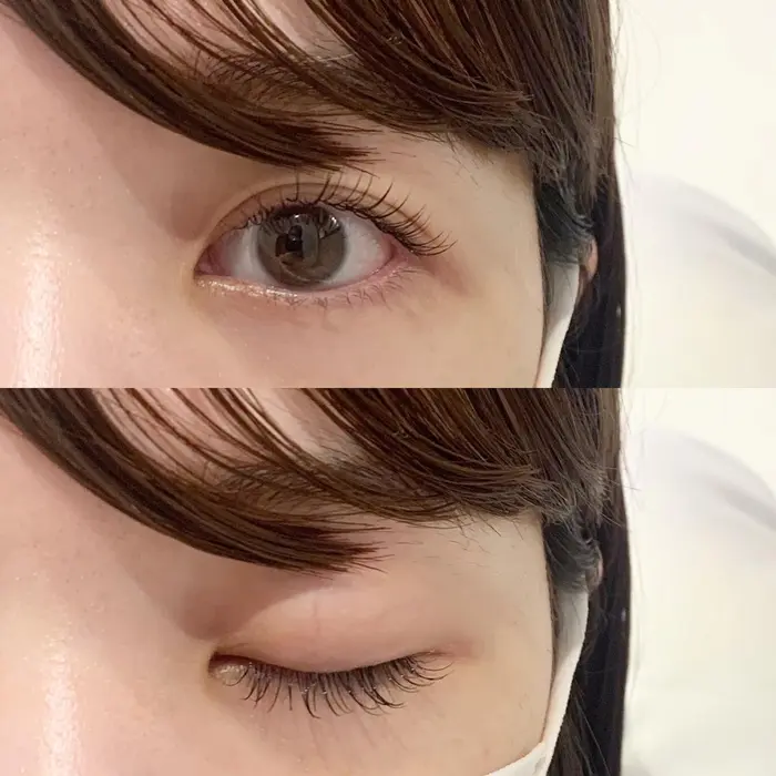 こちらは80本でナチュラルに仕上げてます Polar所属 Eyelist Yoshidaのマツエクデザイン ミニモ