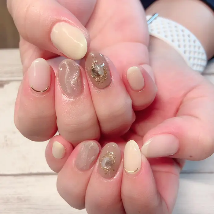 お客様お持ち込みデザイン アミューズネイル所属 Amuse Nailのネイルデザイン ミニモ