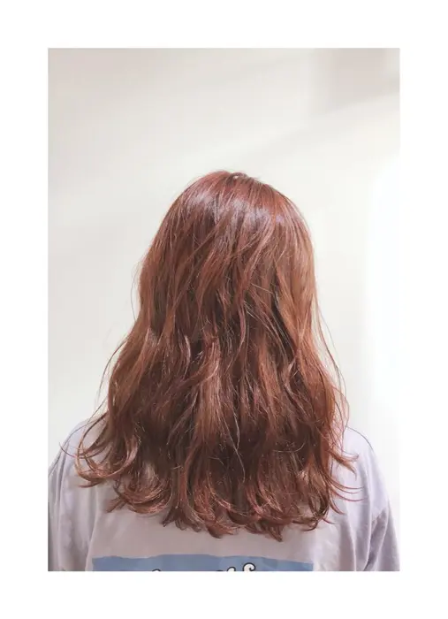 深みのあるオレンジブラウン とっても可愛いです Halo ハロ 所属 菊池 遥のヘアカタログ ミニモ