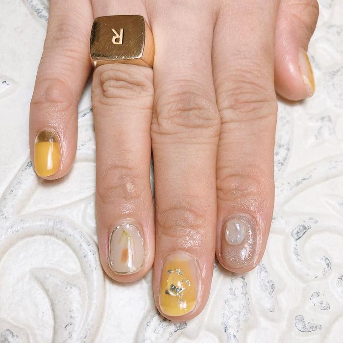 持ち込みデザインネイル 持ち込み画像はinstagramに掲載してます ジェルネイルモデル募 Private Nail Salon Eimmy所属 Nomura Mayukaのネイルデザイン ミニモ