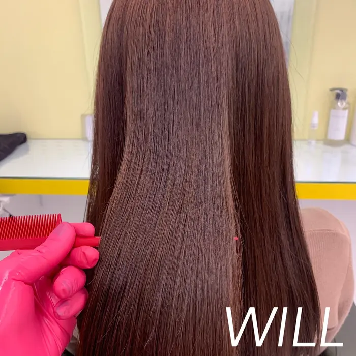 ローズブラウン ブリーチなし 艶髪 Will所属 Will 渡邉菜那子のヘアカタログ ミニモ