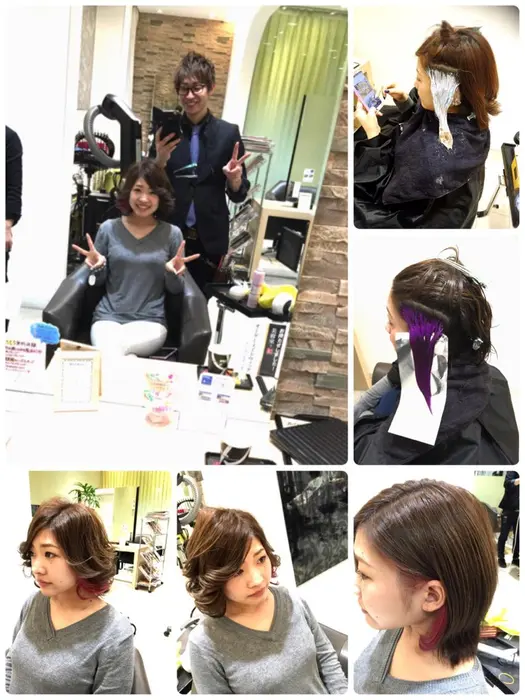 まとめ 施術の流れです O インナーカラーでオシャレにしましょ Hair And Make Lucia 梅田茶屋町店所属 吉野 健太のヘアカタログ ミニモ