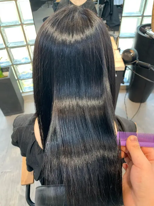 縮毛矯正とカラーの同時施術 Relian青山所属 中村 優のヘアカタログ ミニモ