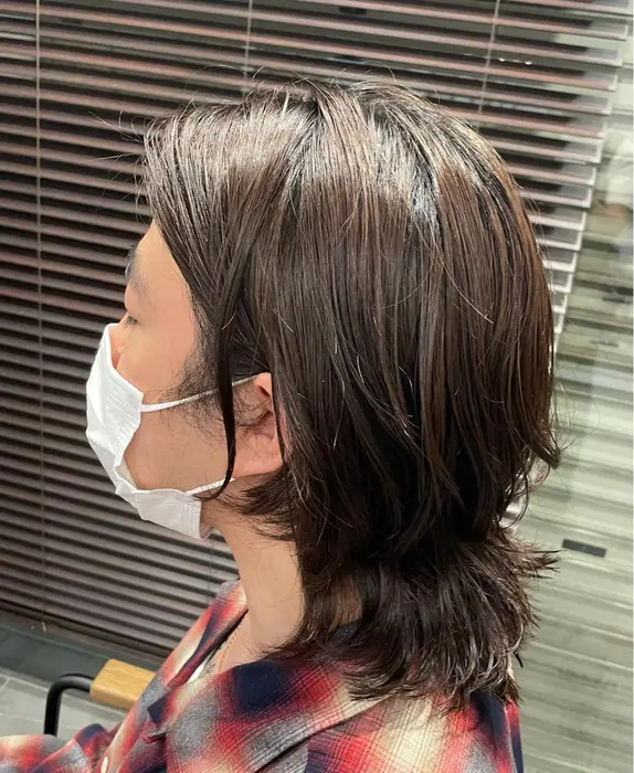 襟足は外ハネにして緩めにパーマをかけました 男性でも簡単にスタイリングしやすいようにしました Greenwood所属 安藤 ひよりのヘアカタログ ミニモ