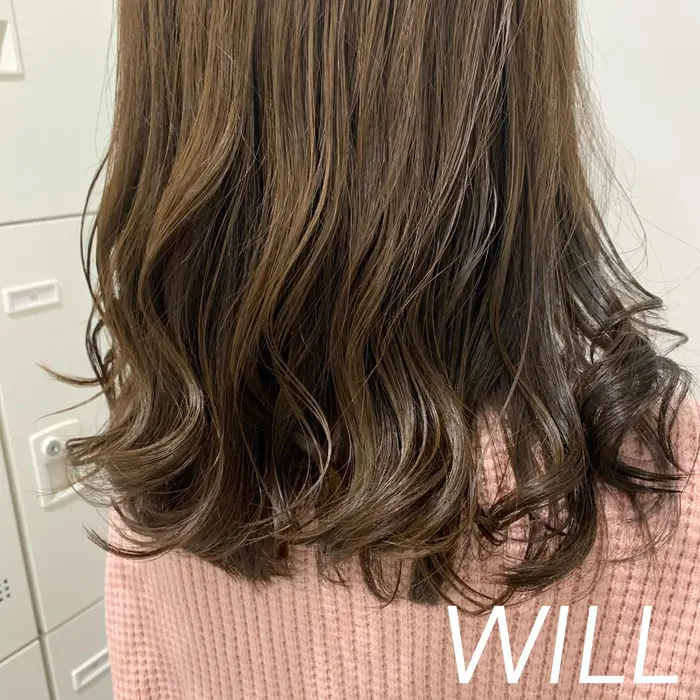 セピアブラウン ブリーチなし Will所属 Will 渡邉菜那子のヘアカタログ ミニモ